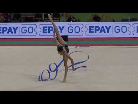 Aliaa SALEH (EGY) ribbon - 2022 worlds Sofia Qualifs