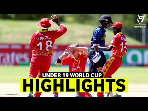 Sri Lanka vs Zimbabwe Under 19 World Cup 2024 6th Match Highlights 2024 | SL vs ZIM Highlights