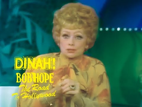 Lucille Ball & Bob Hope on The Dinah Shore Show - 1977 Interview
