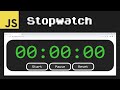 A Stopwatch Written In JavaScript ️