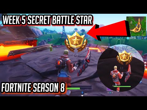 Week 5 SECRET BATTLE STAR LOCATION!! | Fortnite Season 8