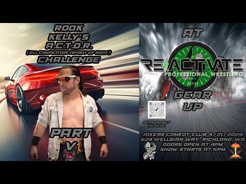 A.C.T.O.R. Challenge Part 5 = Rook Kelly vs Pitfall Jones @ RPW Gear Up