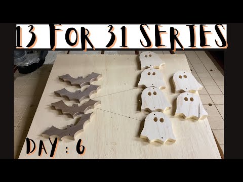 13 For 31 Series. Day 6. Halloween Wind Chimes Cut on Onefinity CNC