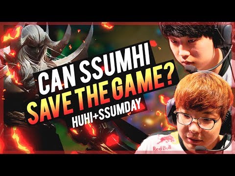 [ENG CC] huhi - CAN SSUMHI (HUHI+SSUMDAY) SAVE THE GAME? | Aatrox Gameplay