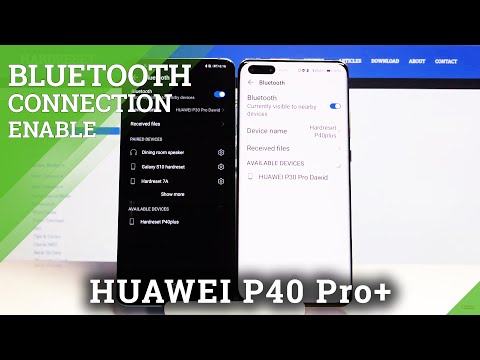 How to Connect Bluetooth Device with Huawei P40 Pro+ - Find Connections Settings