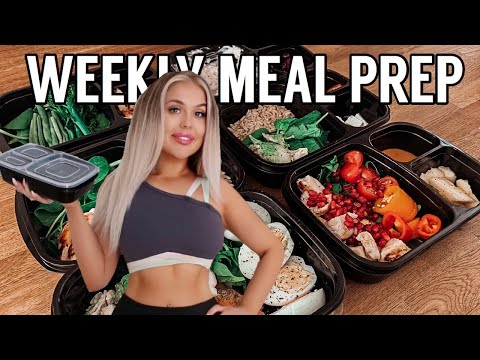 WEEKLY MEAL PREP FOR WEIGHT LOSS | BUDGET QUICK & EASY CLEAN MEAL IDEAS! Gemma Louise Miles