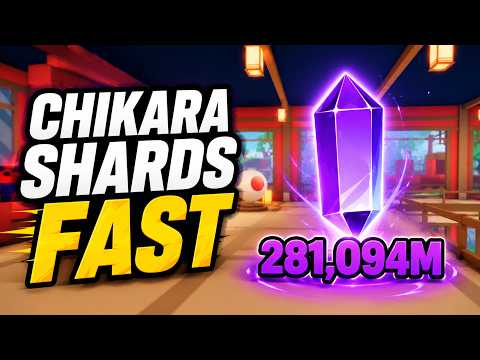 How to GET CHIKARA SHARDS FAST in ANIME FIGHTING SIMULATOR Roblox
