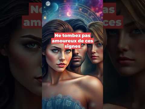 Ne tombe jamais amoureux de ces signes du zodiaque. #zodiaque #astrologie #horoscope