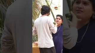 Aunty kiss scene Aunty loves  Telugu trending shor