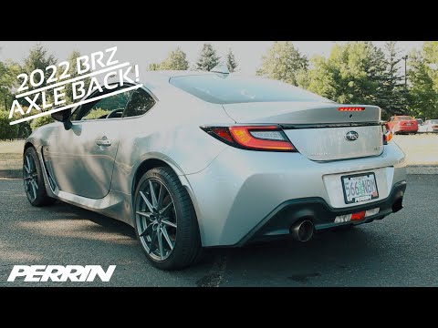 2022 BRZ PERRIN Axle Back Exhaust VS OEM