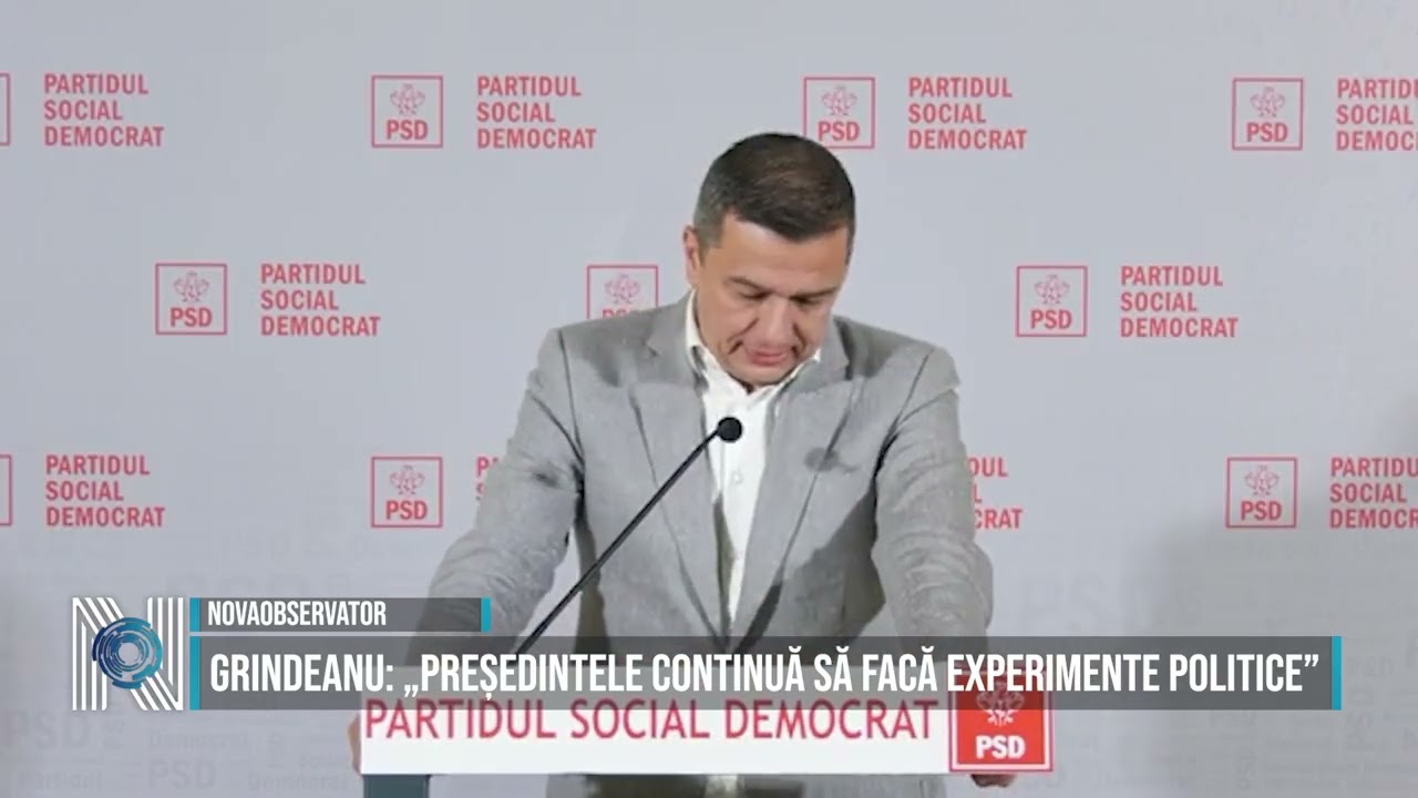 Grindeanu: „Președintele continuă să facă experimente politice”