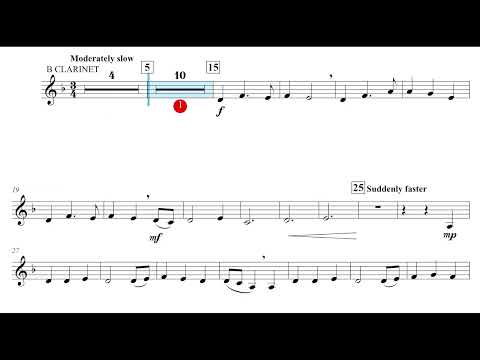 Ghost Ship (Michael Story) Bb Clarinet Play Along