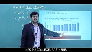 UNIT:8.3 / d and f block elements (Ionisation enthalpy , density and oxidation number) BY MB SIR