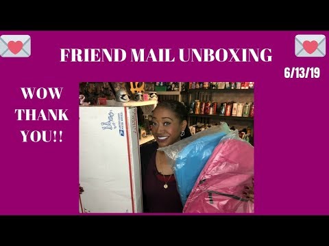 FRIEND MAIL UNBOXING WOW 😯 THANK YOU SO MUCH ☺️ Video