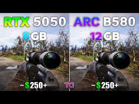 ARC B580 vs RTX 5050 - Test in 10 Games