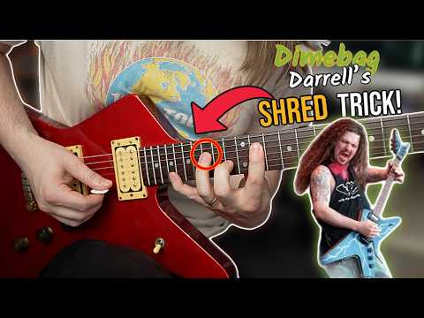 Dimebag Darrell's (Simple) Shred Trick Is A Game Changer!
