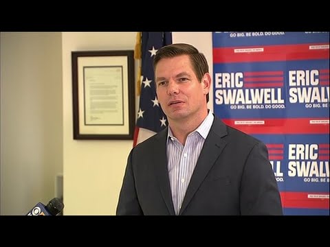 Rep. Eric Swalwell on Monday became the first candidate in the crowded 2020 Democratic presidential primary to exit the campaign, saying he would run for reelection to his California congressional seat next year. (July 8)