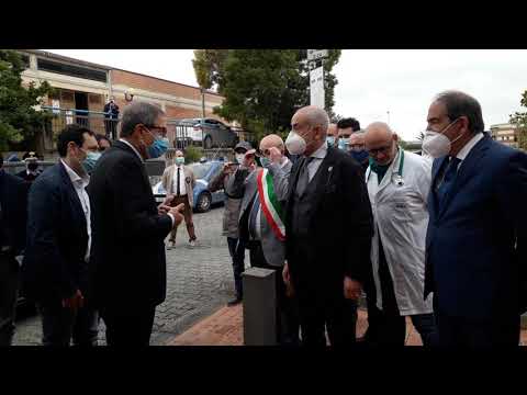 L'arrivo di Musumeci a Leonforte