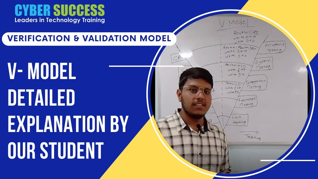 Verification and Validation Model ( V Model ) - Detailed Explanation by our Student.