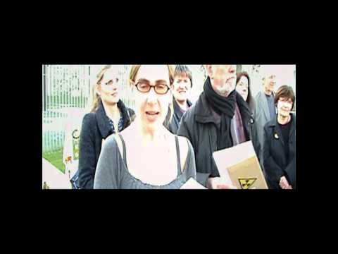 Fukushima mahnt! Mahnwache am Kanzleramt 11.04.2011 Berlin