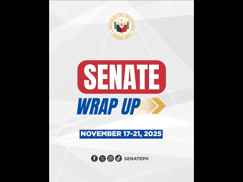 Senate Wrap-up (November 17-21, 2025)