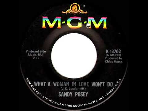 1967 HITS ARCHIVE: What A Woman In Love Won’t Do - Sandy Posey (mono 45)