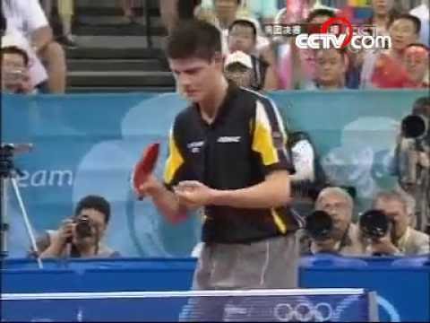 2008 Olympic MT F China vs Germany Match 1 WANG Hao vs OVTCHAROV Dimitrij