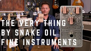 Video thumbnail for The Very Thing By Snake Oil Fine Instruments - Tone Tasting by Peter Honoré