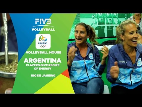 Argentinian beach volleyball team gives recipe for energy