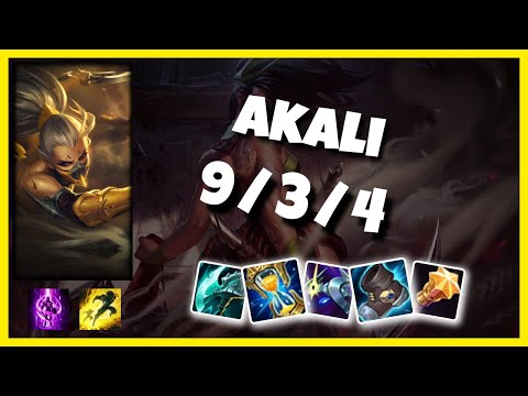 Akali vs Twisted Fate NA Challenger MID (9/3/4) Gameplay Replay - Patch 10.23