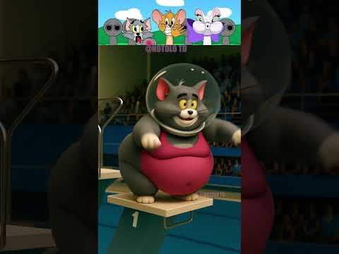 Tom x Jerry - Supper Fat Diving Olympic Competition !! 😳😳😳