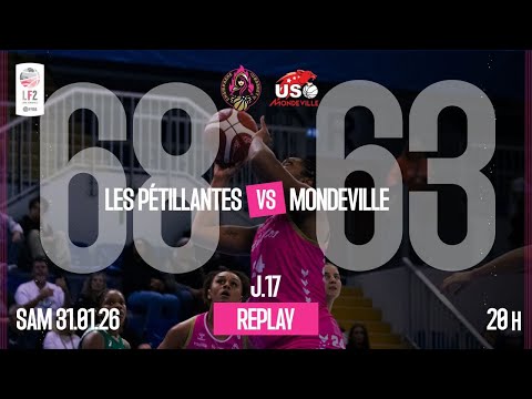 REPLAY - Champagne Basket Féminin - USO Mondeville / J17 Ligue Féminine 2 2025/2026
