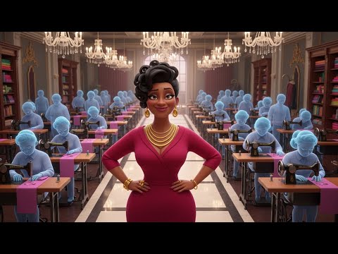 Miss Folashade and The GHOST WORKERS in Her Tailoring Shop