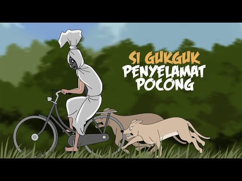 Si Gukguk Penyelamat Pocong - Kartun Hantu Lucu