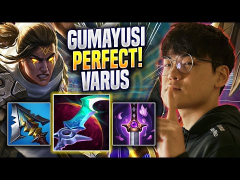 GUMAYUSI PERFECT GAME WITH VARUS! - T1 Gumayusi Plays Varus ADC vs Caitlyn! | Season 2023