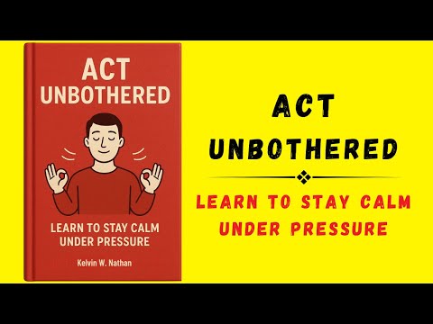 Act Unbothered: Learn to Stay Calm Under Pressure (Audiobook)