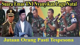 Download lagu VIRAL, Suara Emas TNI Nyanyikan Lagu Natal - Jutaan Orang Pasti Merinding Dengarnya mp3