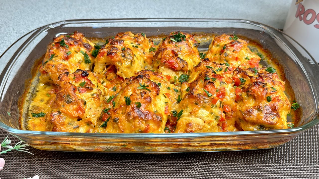 COMO FAZER PEITO DE FRANGO RECHEADO NO FORNO!