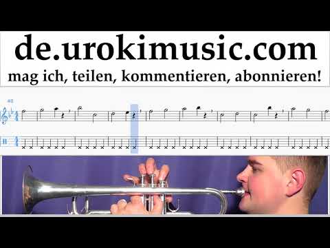 Trompete Lernen P!nk - What About Us Tabulatur Teil#1 Übungen um-i995