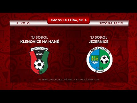 TJ Sokol Klenovice na Hané - TJ Sokol Jezernice (25.8.2018)
