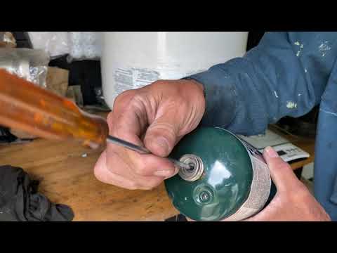 How To Fill A 1lb Propane Tank the cheapest way using a 20 lbs tank. Refill