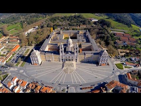 Mafra National Palace aerial view