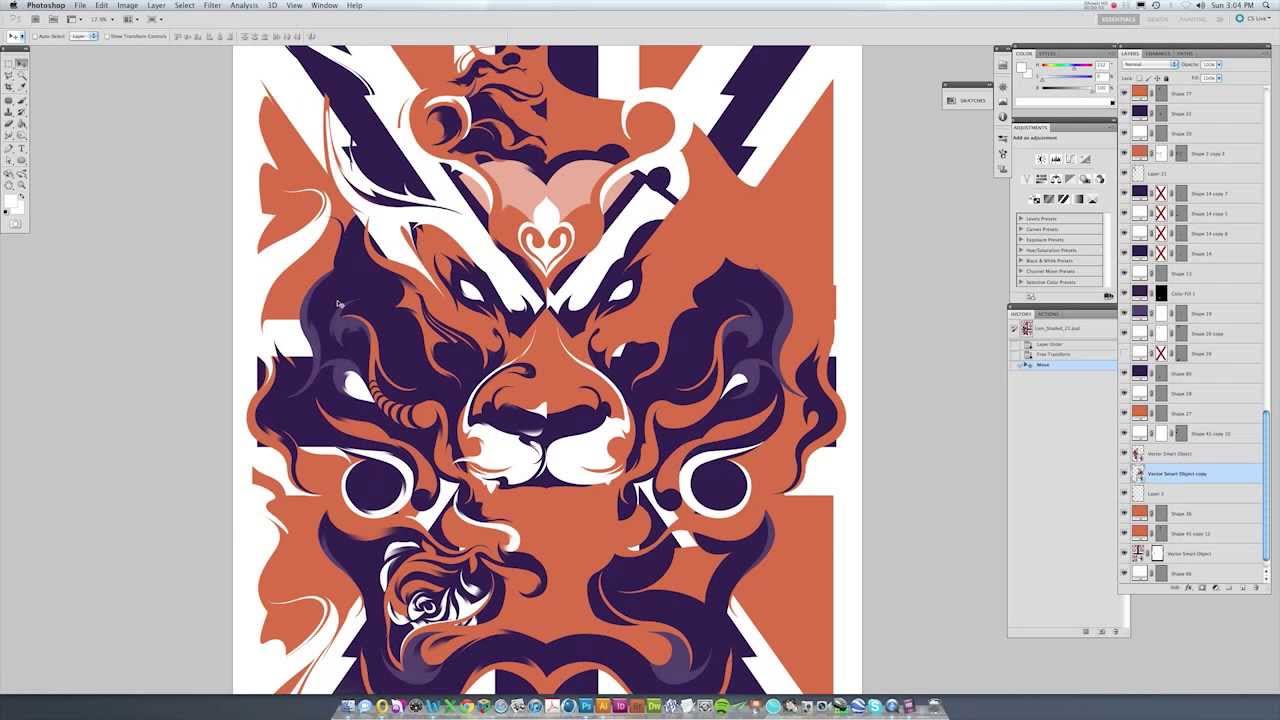 Vault49: Recycling vector elements (Computer Arts Collection: Illustration Vol 1)