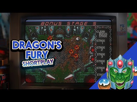 Dragon's Fury (Aka Devil Crash or Devil's Crush) | 1992 | Demonic Pinball Action! | Sega Genesis