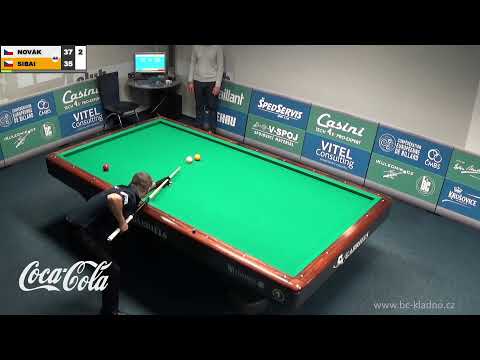 Czech league | 3-cushion | D1 | 2nd round | Radek Novák v Fouad Sibai