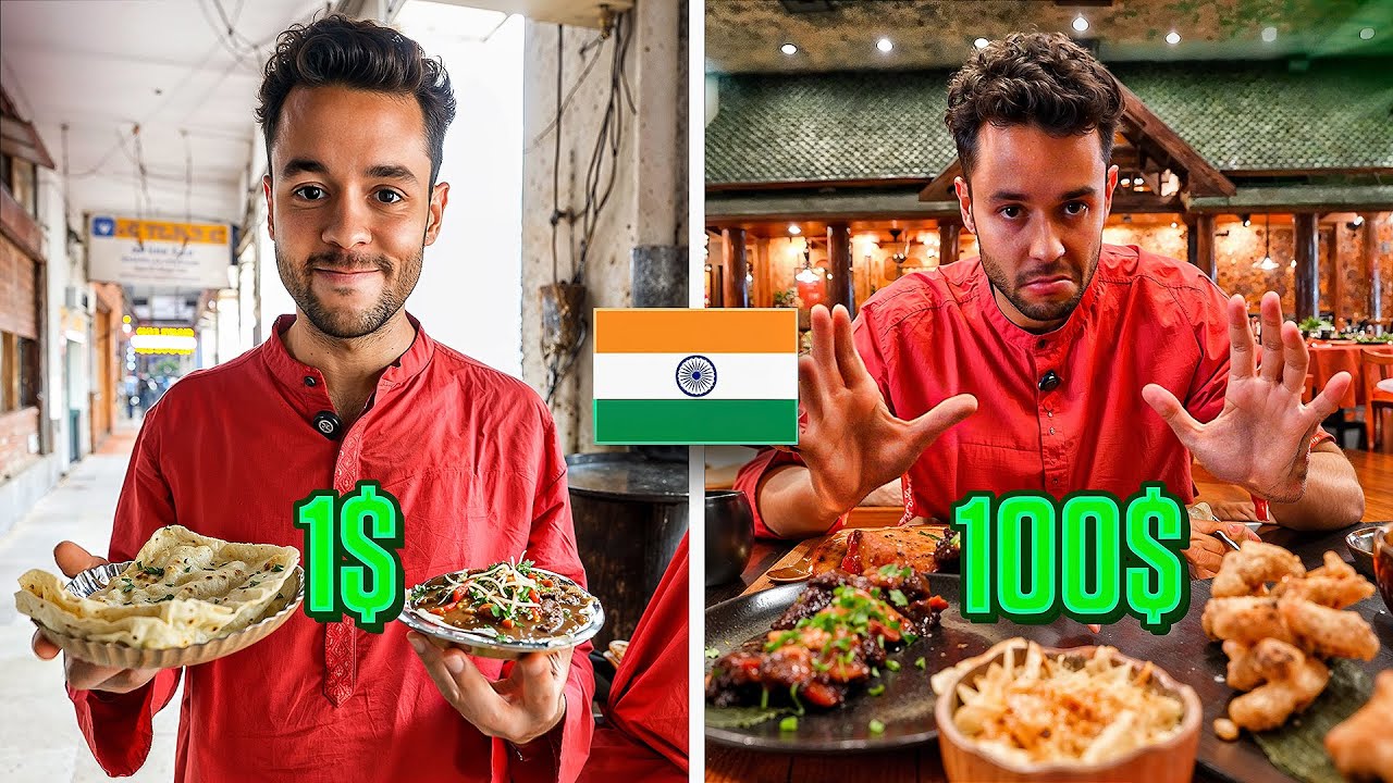 RESTAURANTE DE 1$ VS RESTAURANTE DE LUJO EN LA INDIA - TheGrefg