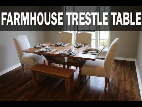 Building the Farmhouse Trestle Table