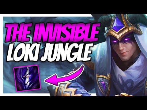 SHADOWDRINKER LITERALLY MAKES YOU GO INVISABLE! - Smite Season 10 Loki jungle