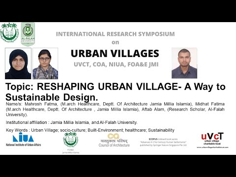 MFMFAA22252 Reshaping Urban Villages A way to Sustainable Design