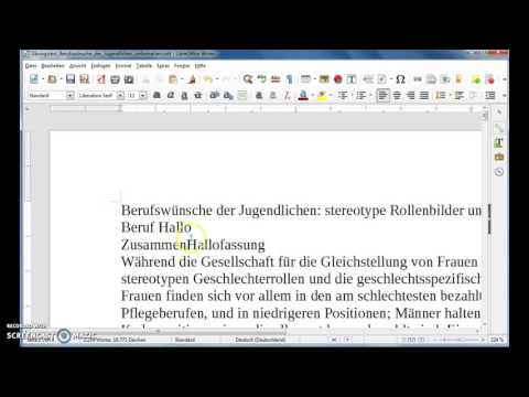 NUR ANFÄNGER Vorstellung der Oberfläche von LibreOffice Writer